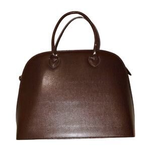Francine Brown Snakeskin Tote Bag